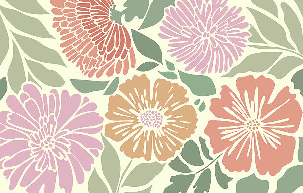 Das farbenfrohe Blumenmuster erhellt jeden Raum Das farbenfrohe Blumenmuster erhellt jeden Raum