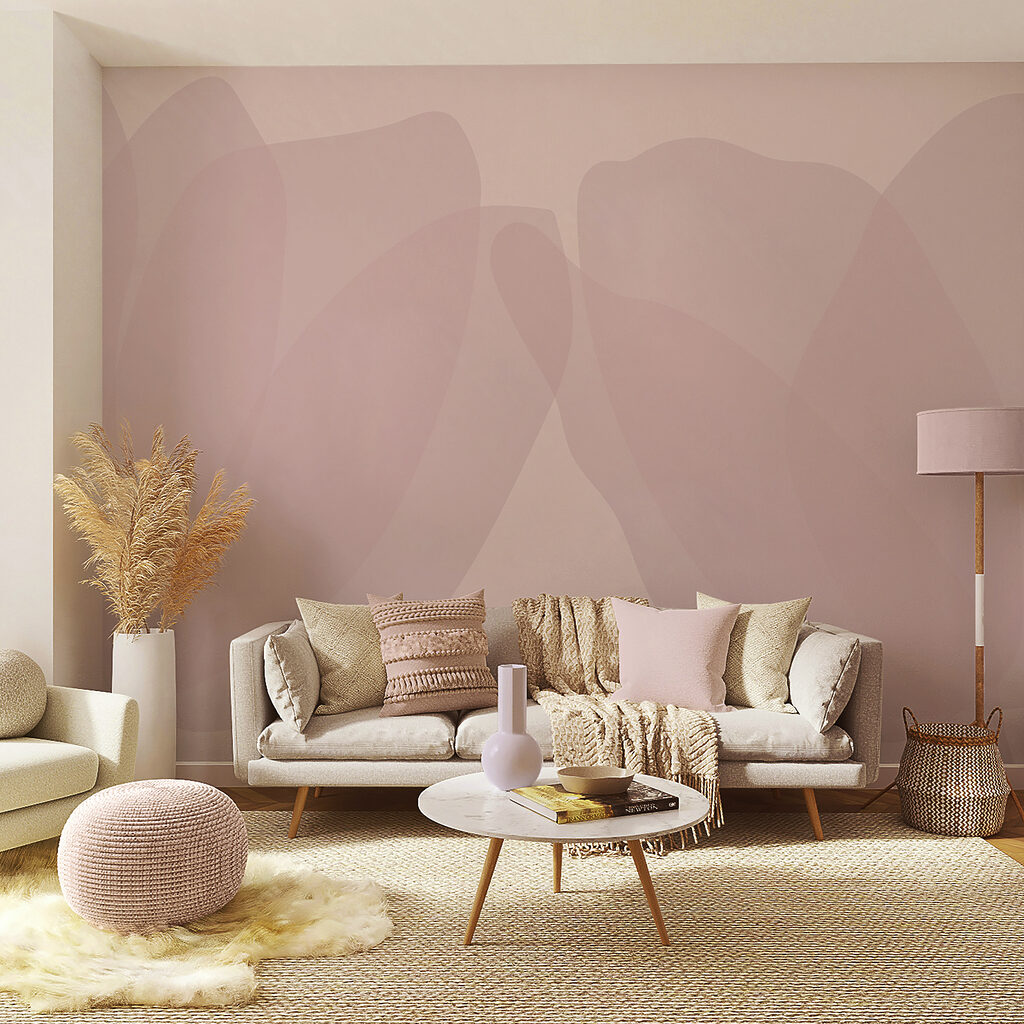 Rosa und weißer Hintergrund