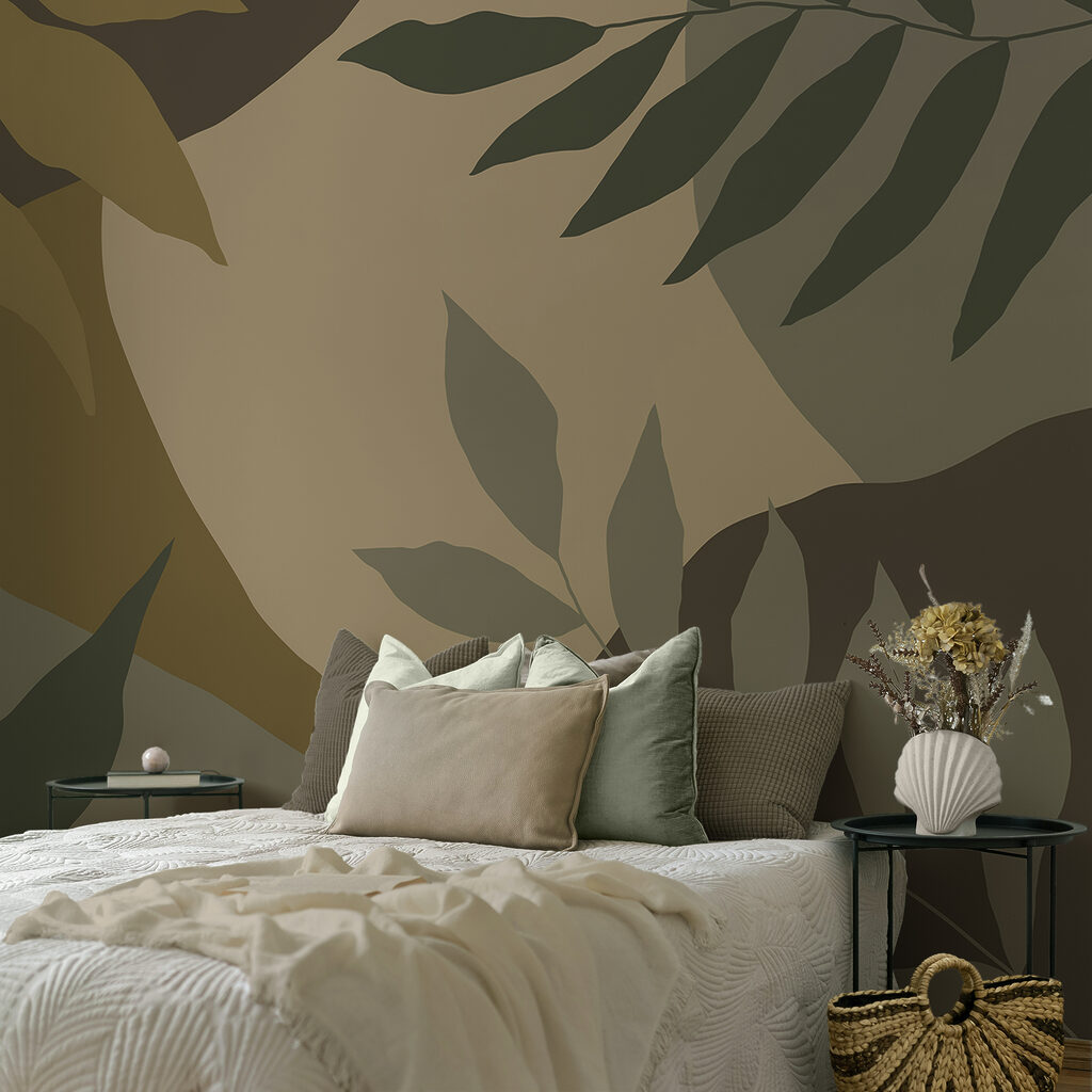 Getarntes Bild von Blättern