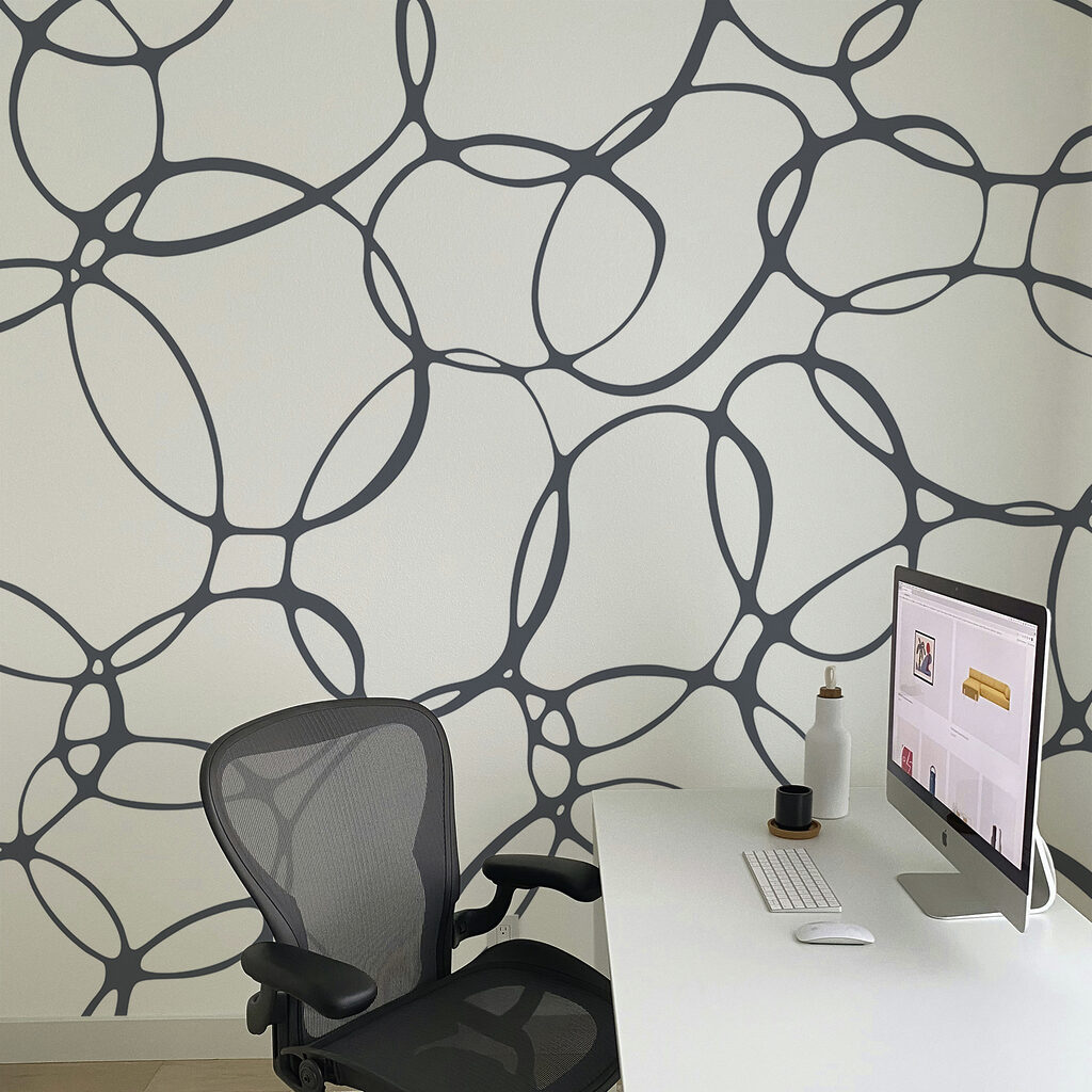 Schwarzes und weißes Muster