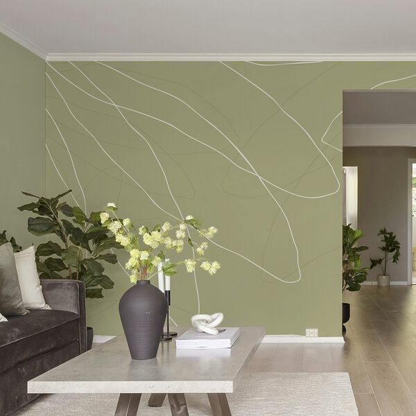 Grüner Hintergrund mit weißen Linien Grüner Hintergrund mit weißen Linien