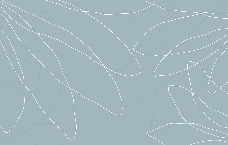 Blauer Hintergrund mit weißen Linien