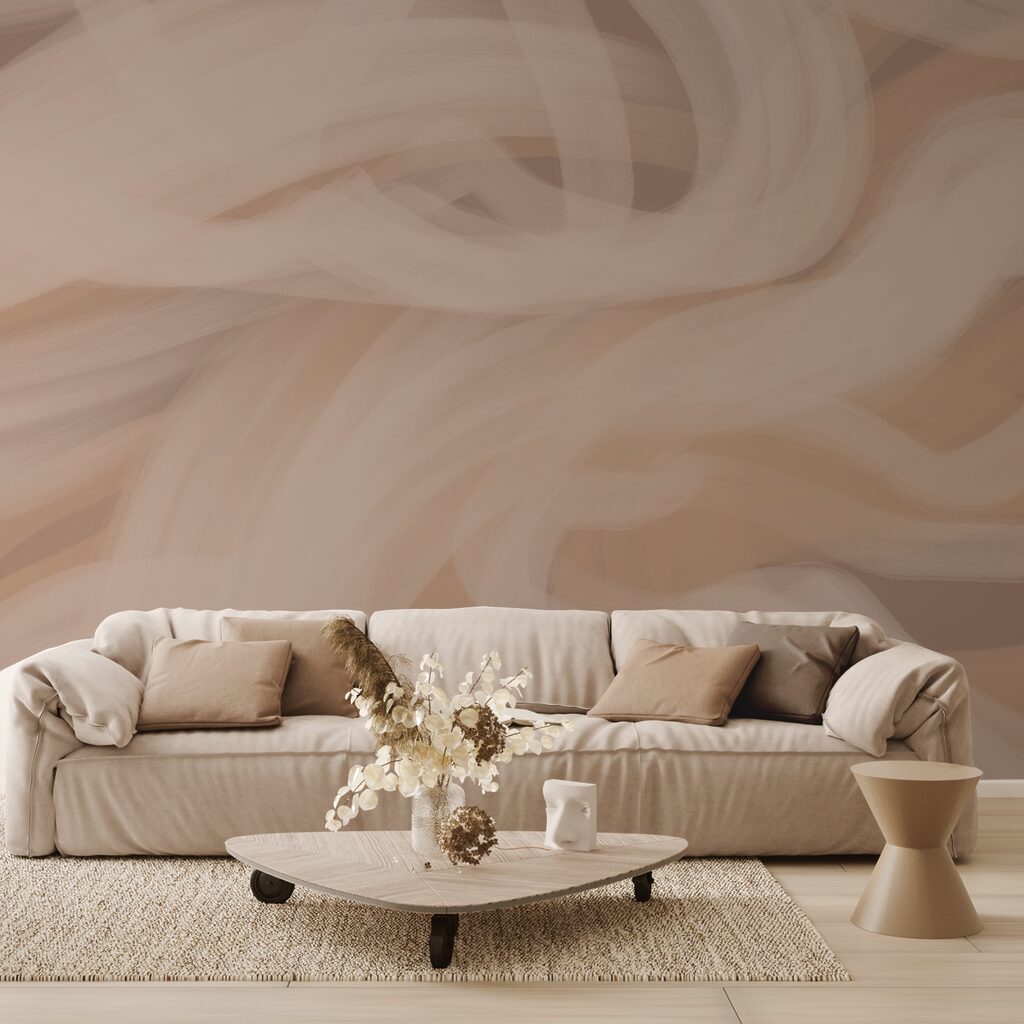 Weiche Wellen in warmen Tönen Weiche Wellen in warmen Tönen