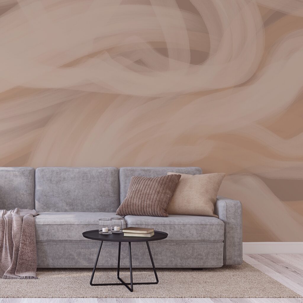 Weiche Wellen in warmen Tönen Weiche Wellen in warmen Tönen