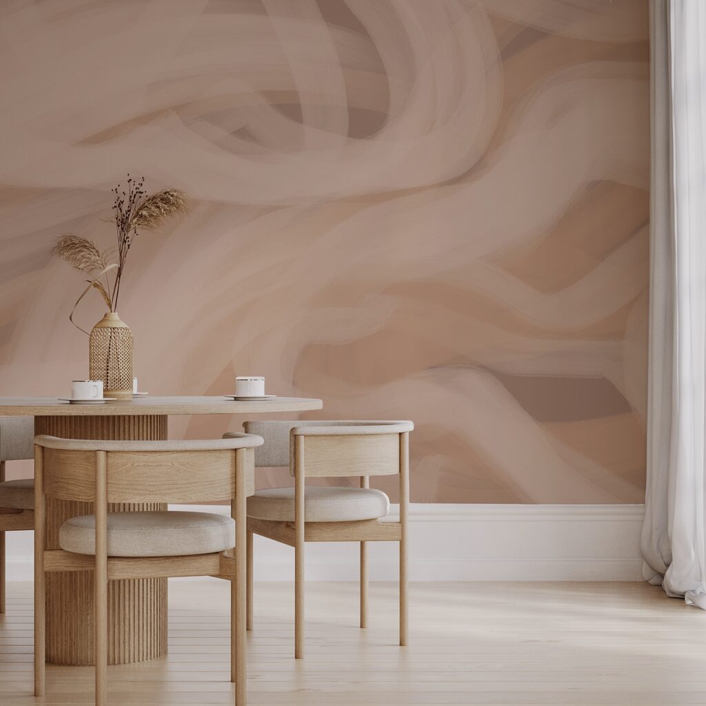 Weiche Wellen in warmen Tönen Weiche Wellen in warmen Tönen