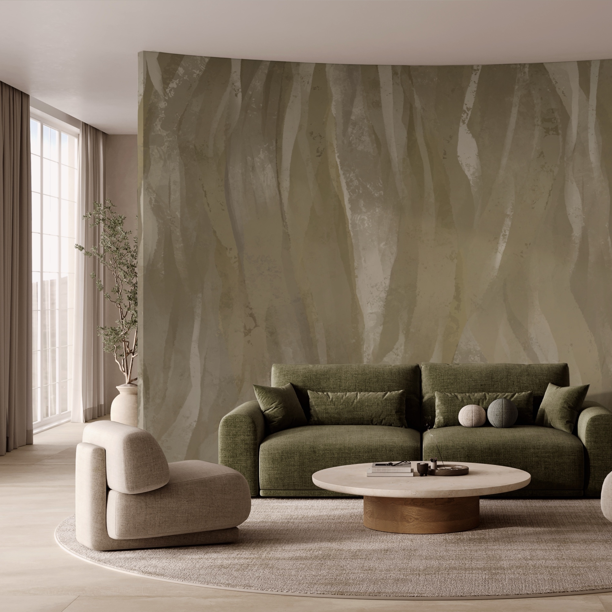 Weiches, fließendes abstraktes Wellenmuster Weiches, fließendes abstraktes Wellenmuster