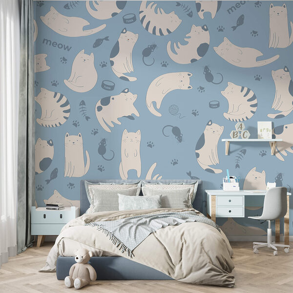 Muster von Katzen und Kätzchen