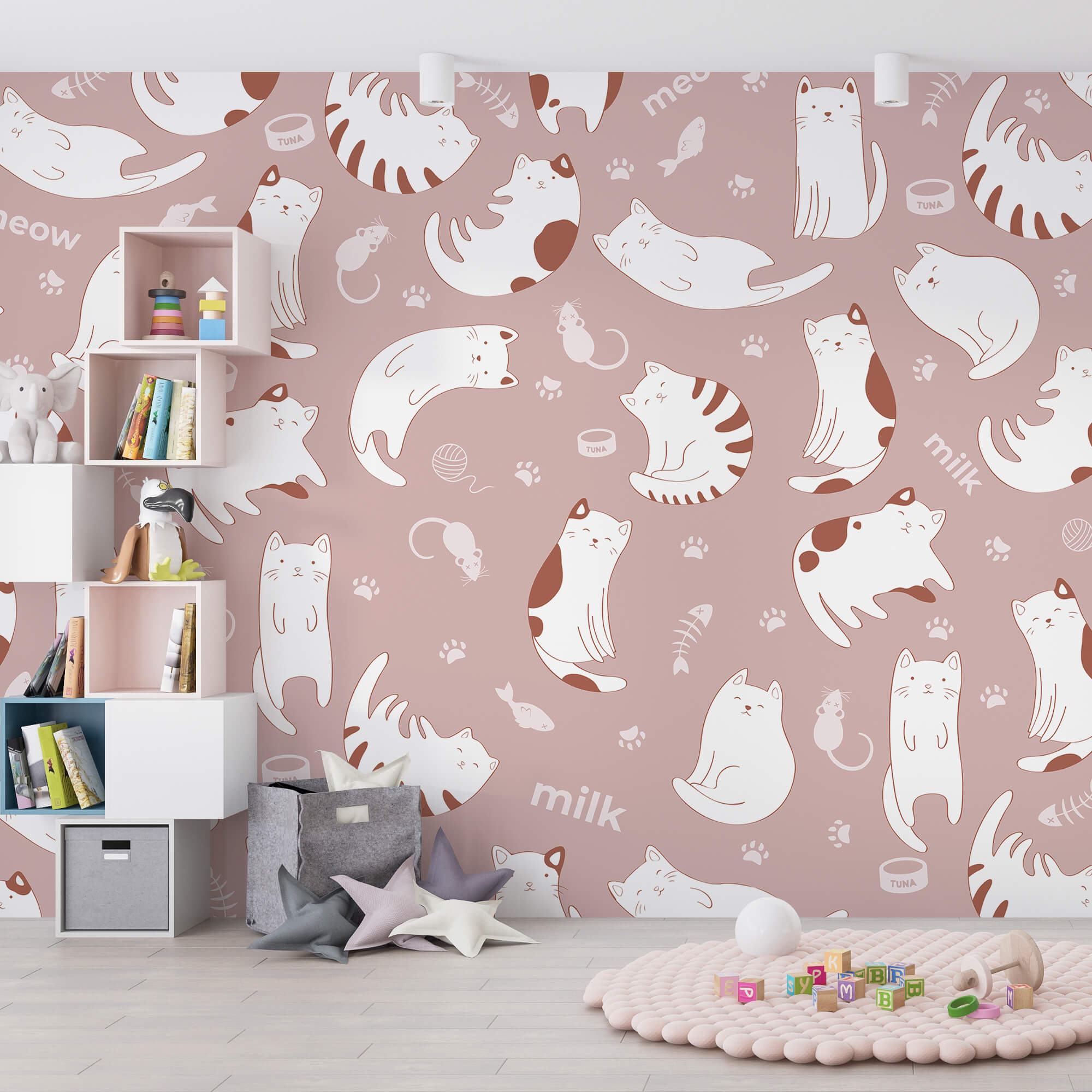 Muster von Katzen und Mäusen