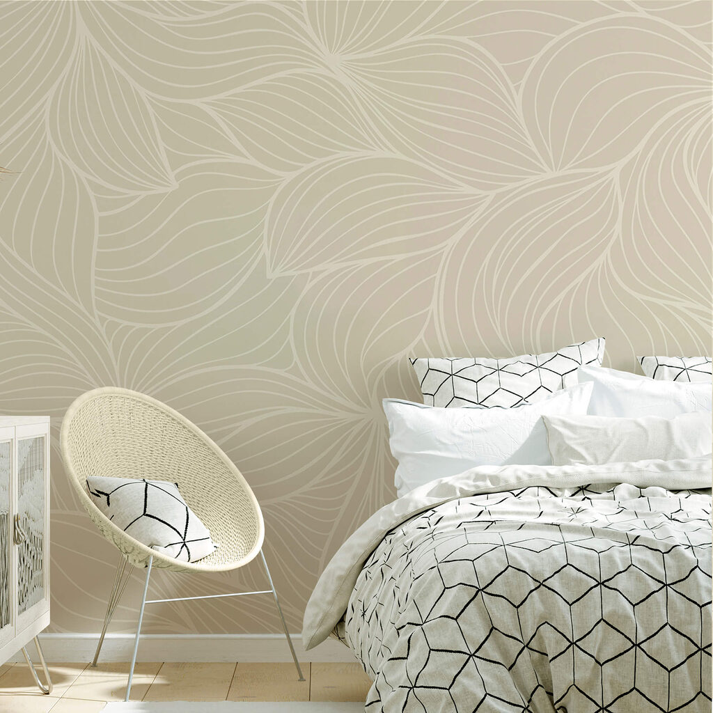 Muster aus gewellten Linien