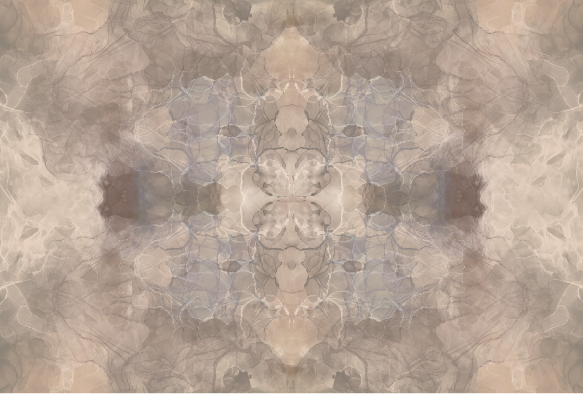 Fluid shapes in soft hues