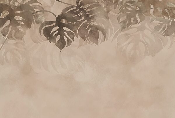 Elegantes Blattwerk auf weichem Hintergrund Elegantes Blattwerk auf weichem Hintergrund