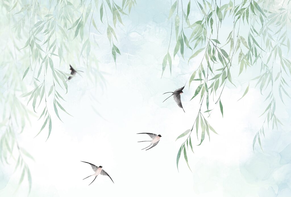 Vögel fliegen am Himmel Vögel fliegen am Himmel