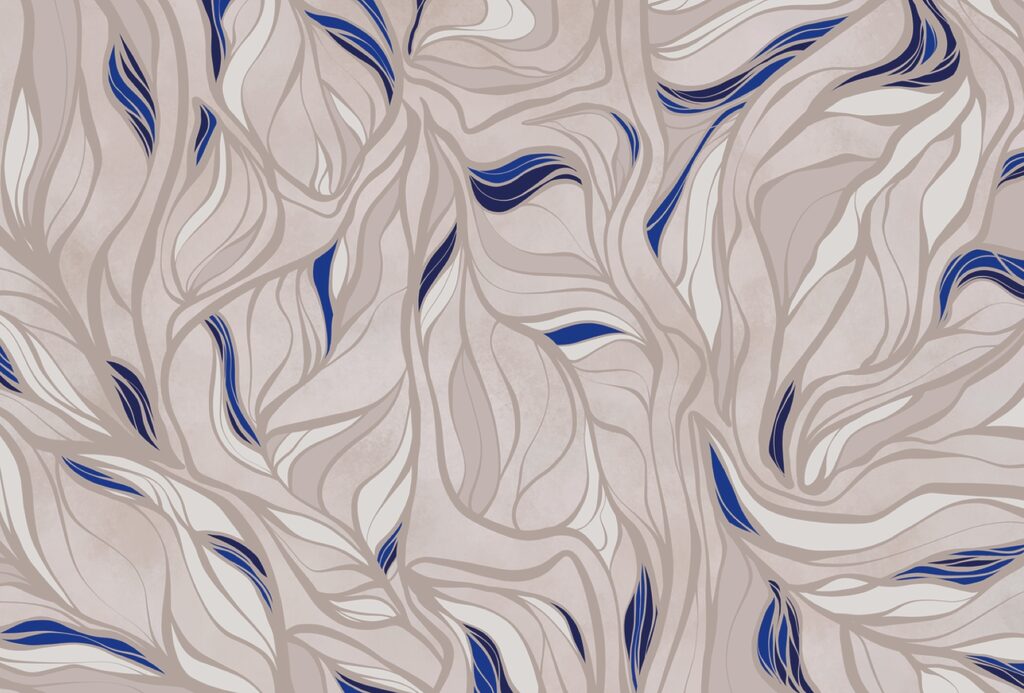Muster aus blauen und weißen Linien Muster aus blauen und weißen Linien