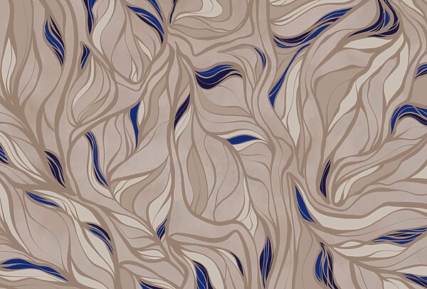 Muster aus blauen und hellbraunen Linien Muster aus blauen und hellbraunen Linien