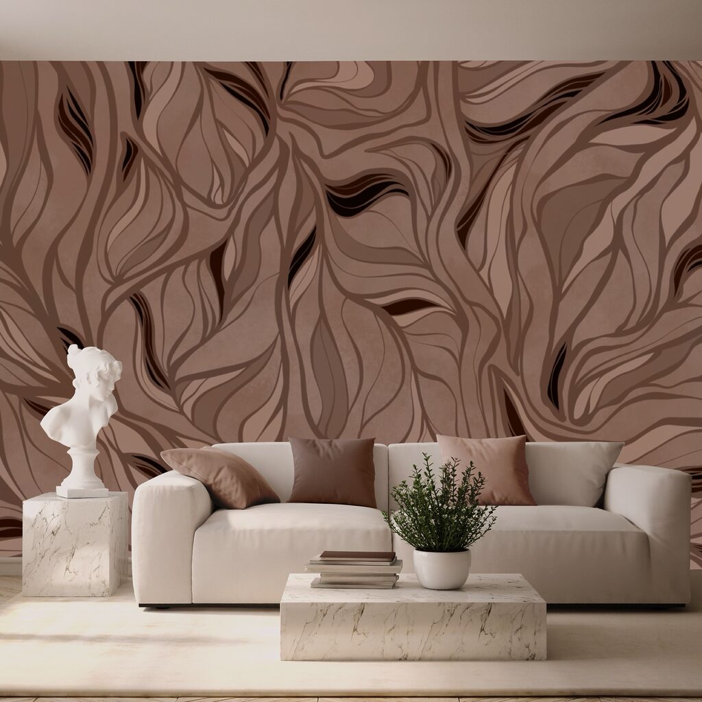 Braunes und schwarzes Muster