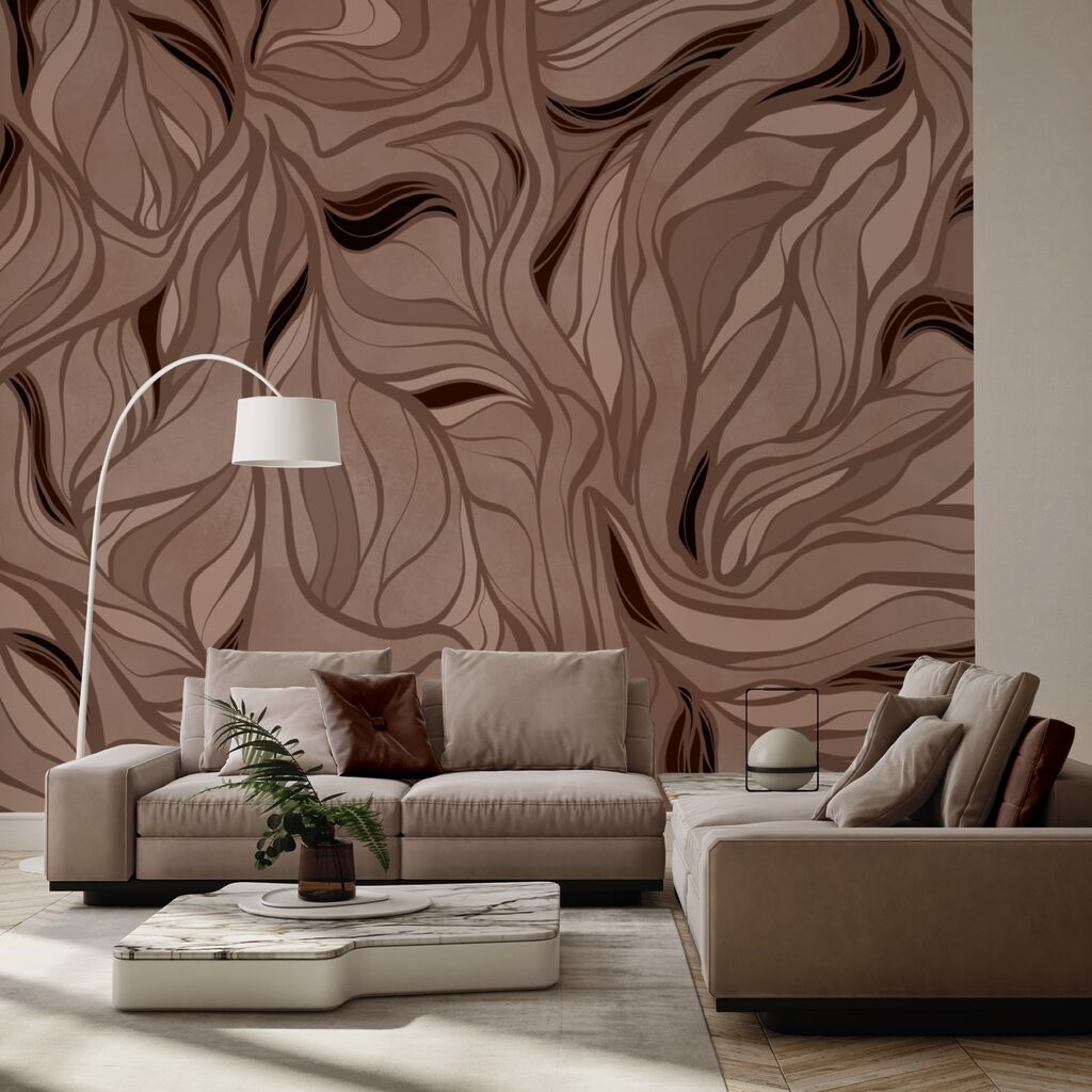 Braunes und schwarzes Muster