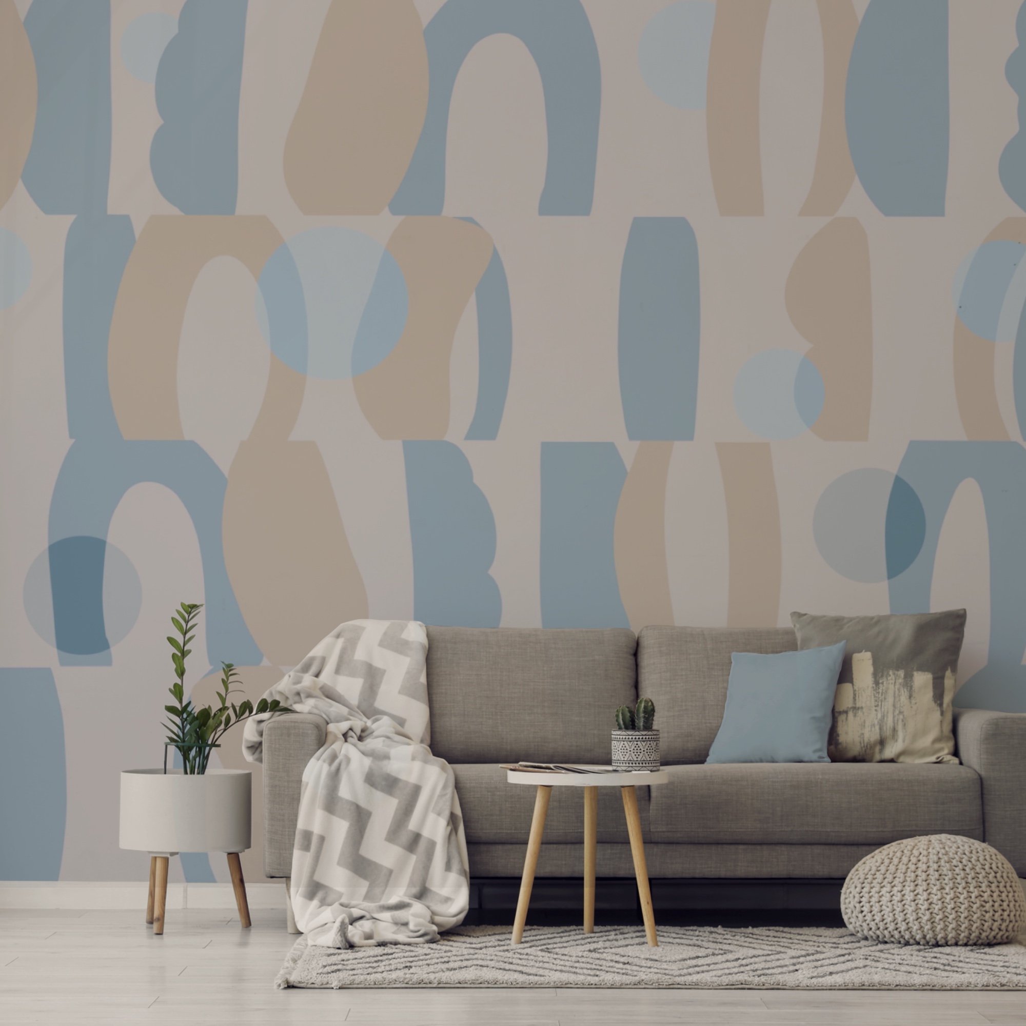 Muster aus verschiedenen Formen und Farben