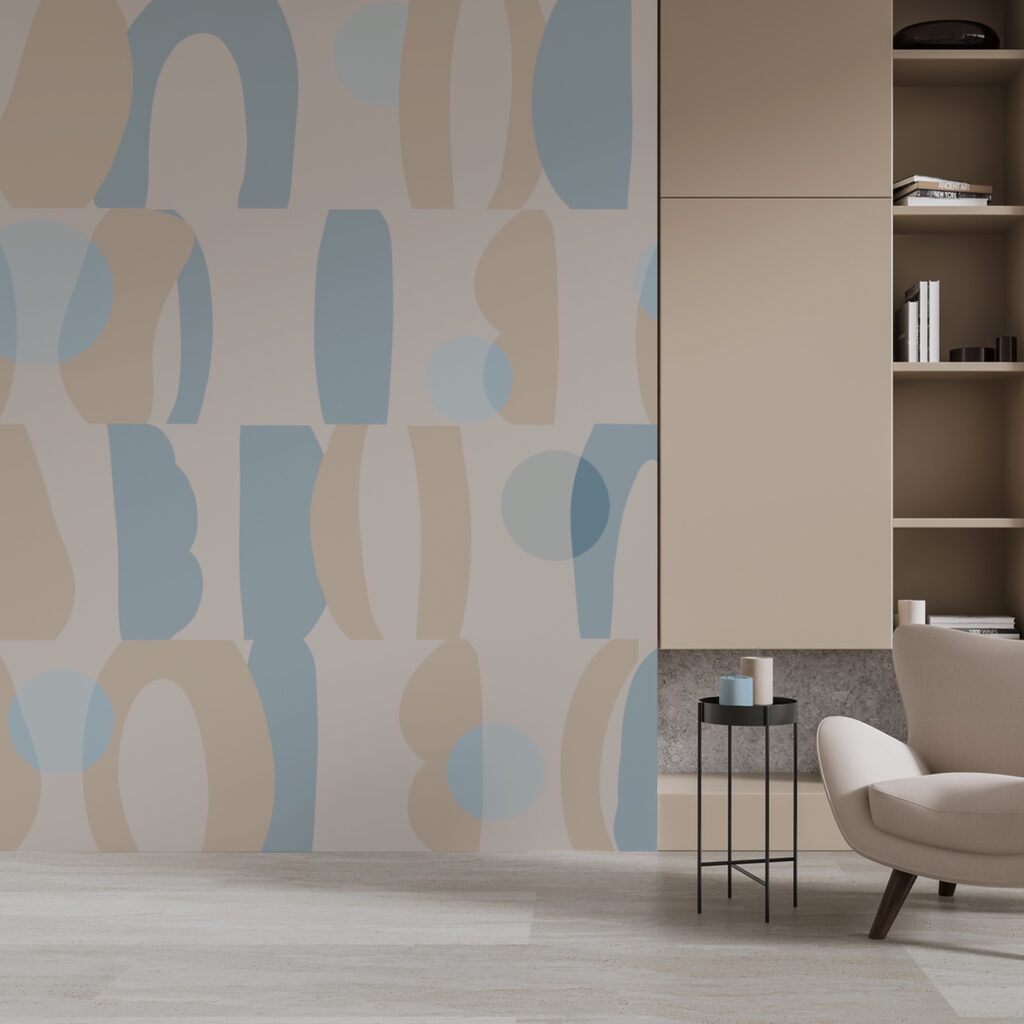 Muster aus verschiedenen Formen und Farben