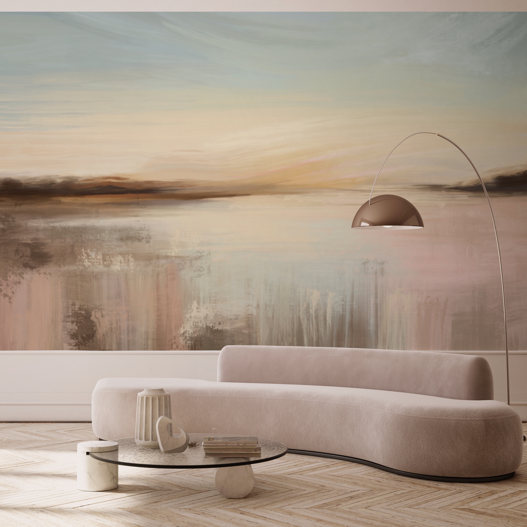 Gemälde einer Landschaft