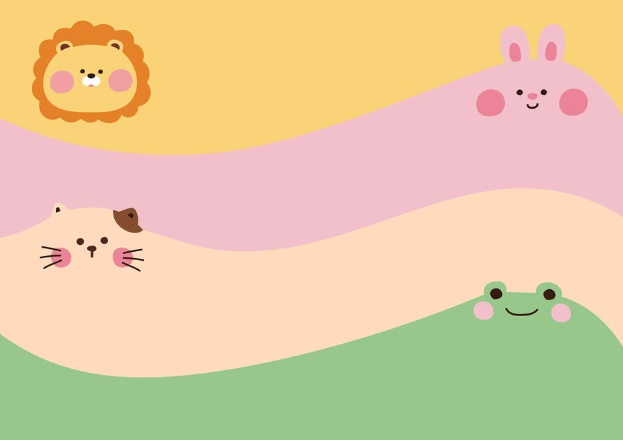 Tiergruppe mit Löwe und Löwe