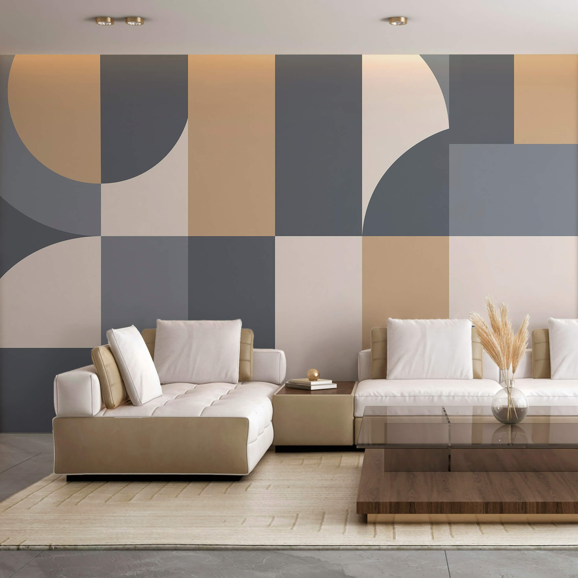 Graues und weißes geometrisches Muster Graues und weißes geometrisches Muster