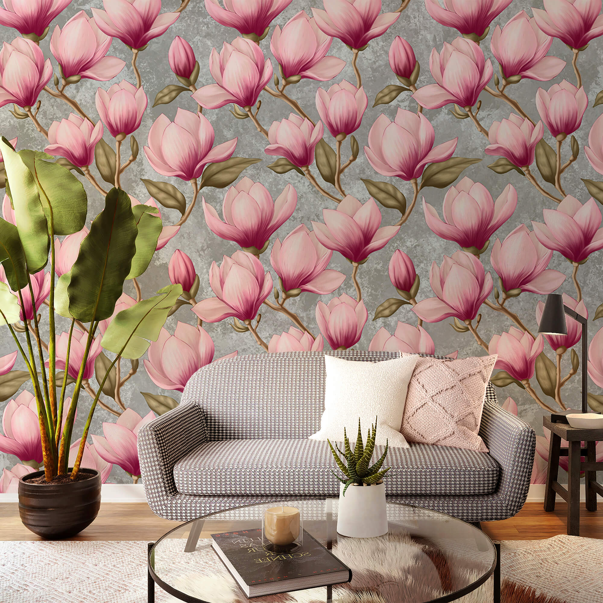 Muster aus rosa Blumen Muster aus rosa Blumen