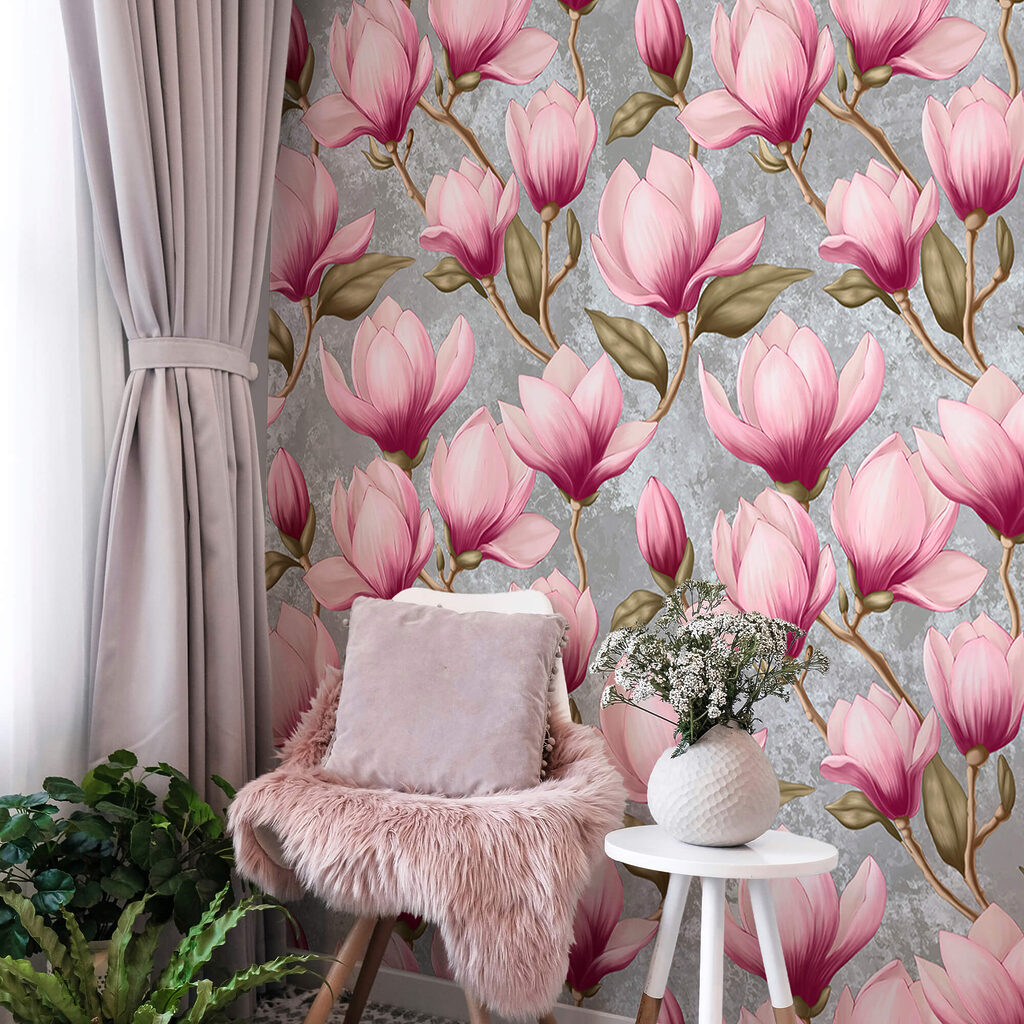 Muster aus rosa Blumen Muster aus rosa Blumen