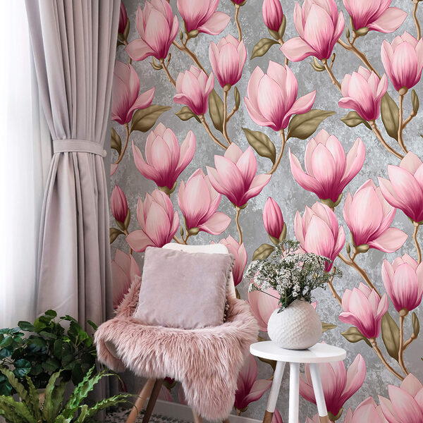 Muster aus rosa Blumen Muster aus rosa Blumen