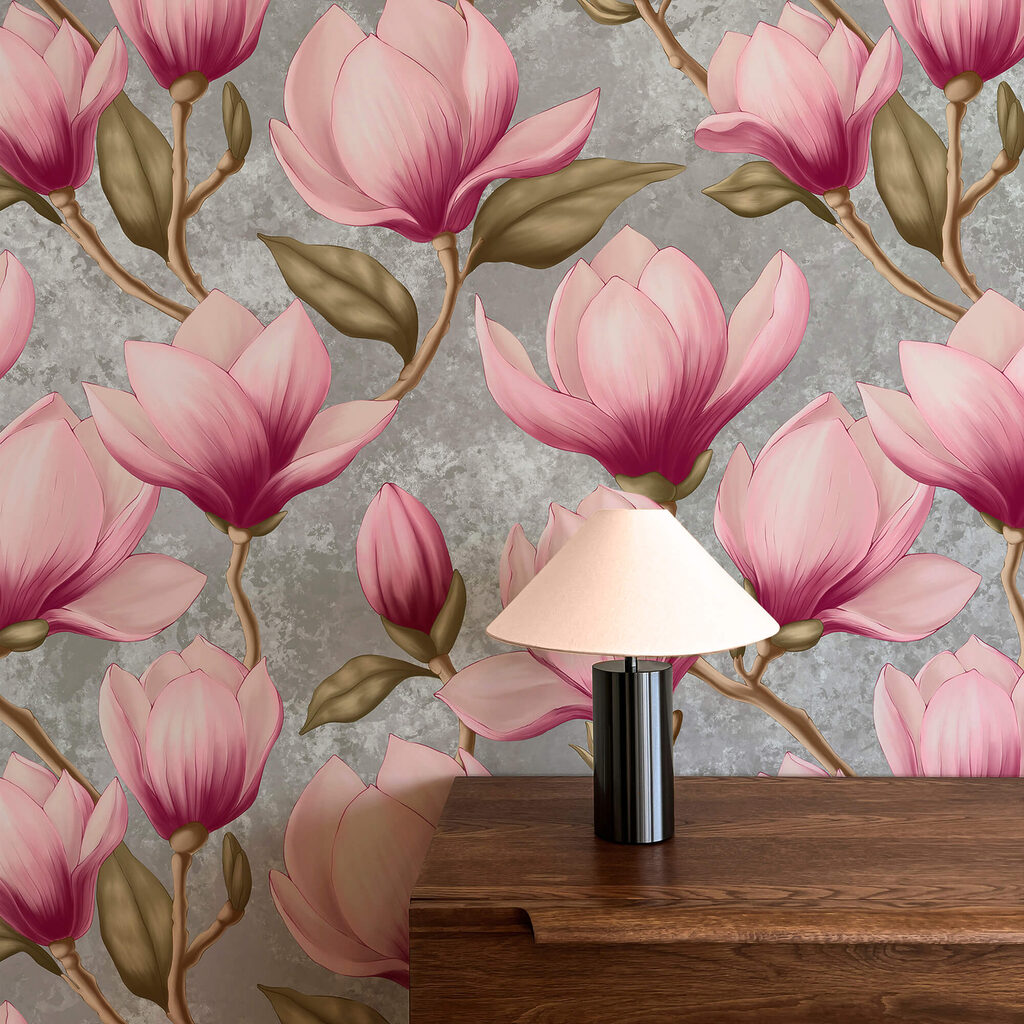 Muster aus rosa Blumen Muster aus rosa Blumen