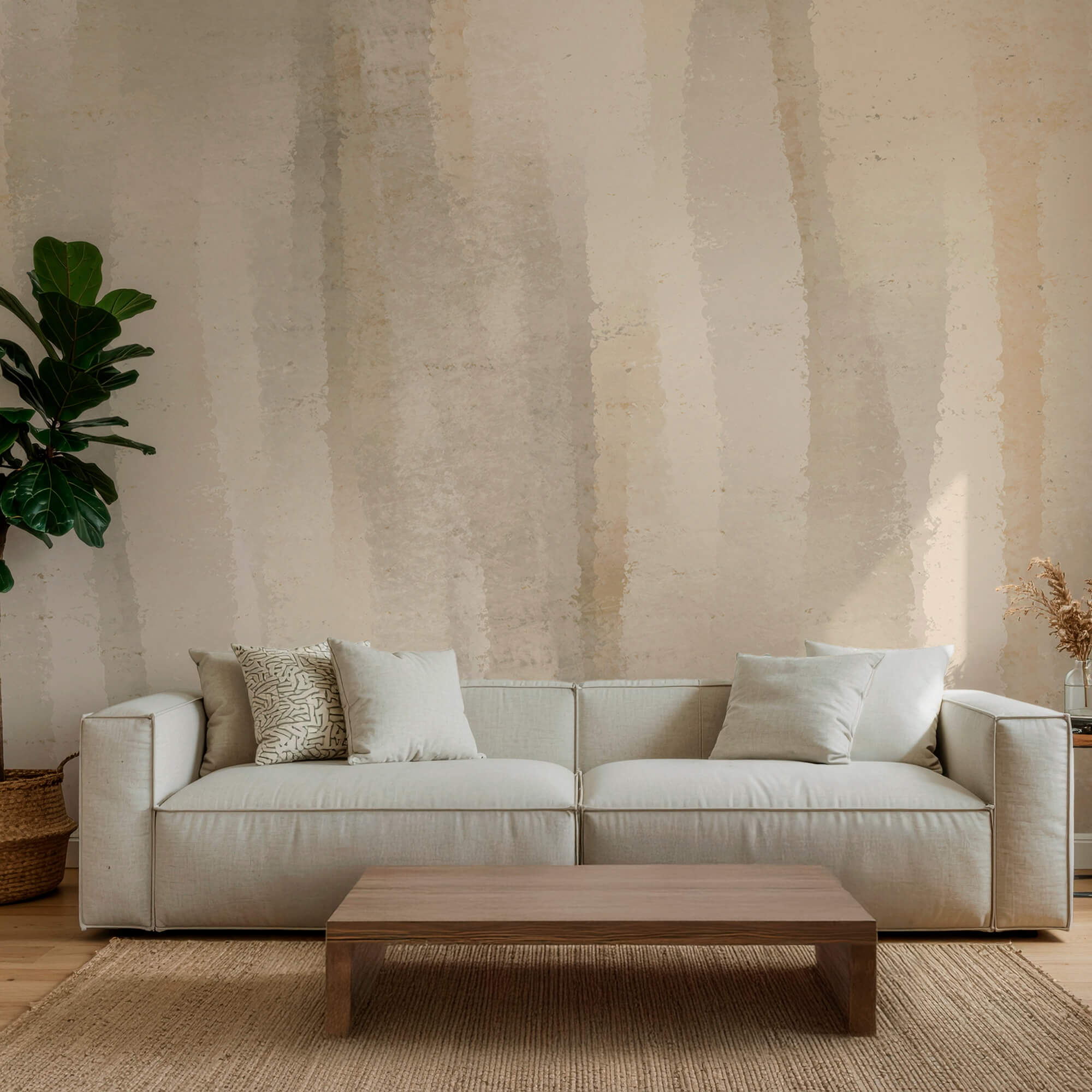 Weiche, fließende Schattierungen von Naturtönen