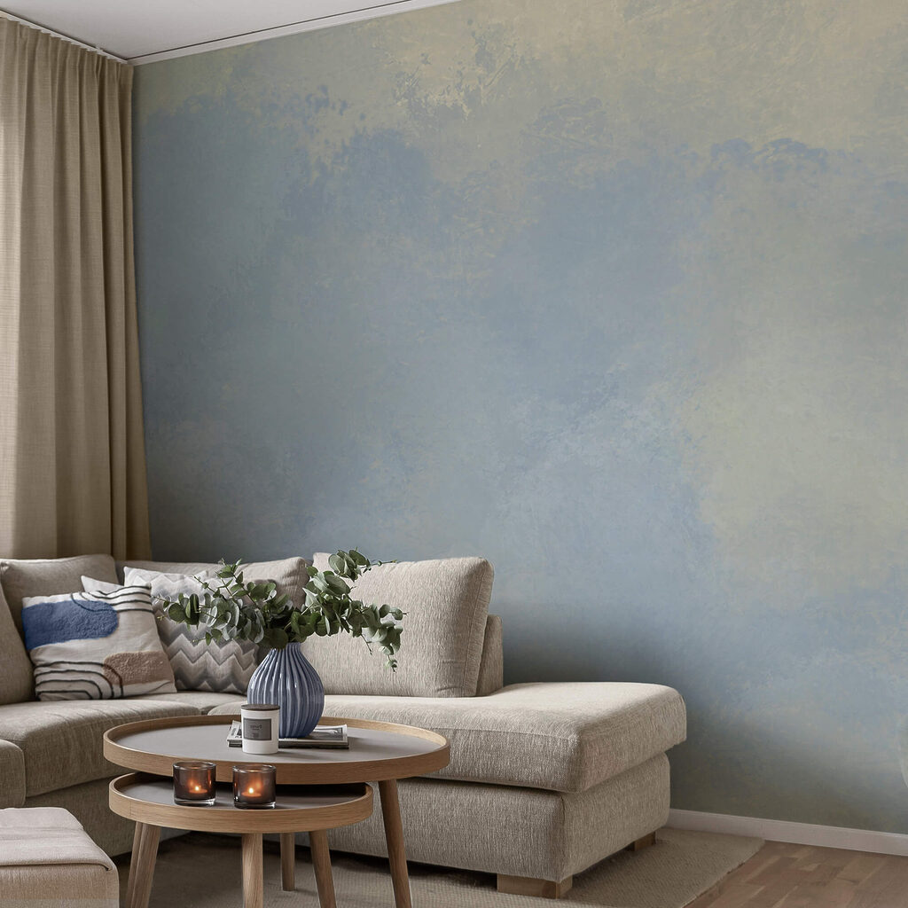 Blauer und weißer Hintergrund
