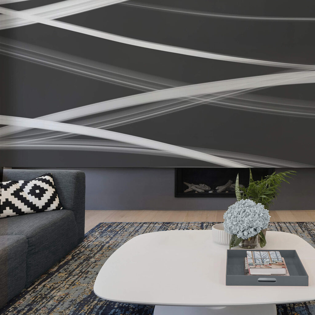 Weiße Linien auf schwarzem Hintergrund Weiße Linien auf schwarzem Hintergrund
