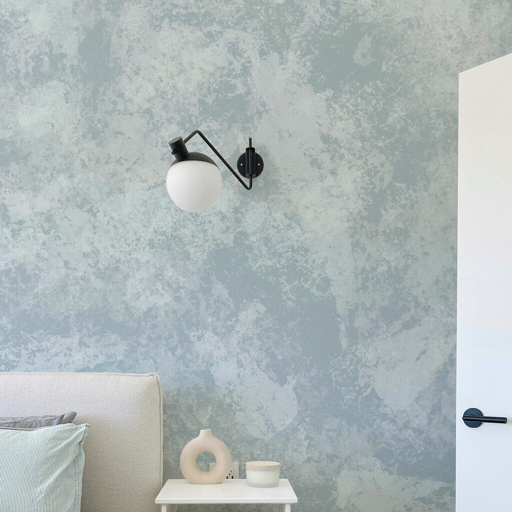 Sanfte und beruhigende Blautöne mischen sich