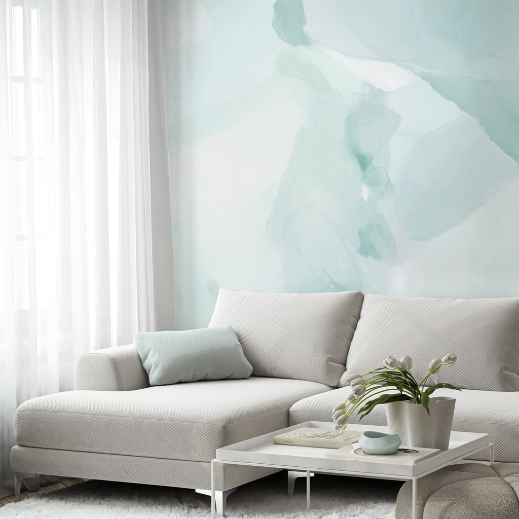 Sanfte Farbtöne, die sich in sanften Wellen vermischen Sanfte Farbtöne, die sich in sanften Wellen vermischen