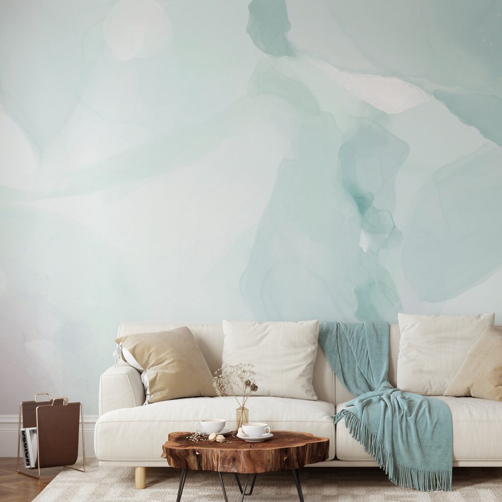 Sanfte Farbtöne, die sich in sanften Wellen vermischen Sanfte Farbtöne, die sich in sanften Wellen vermischen