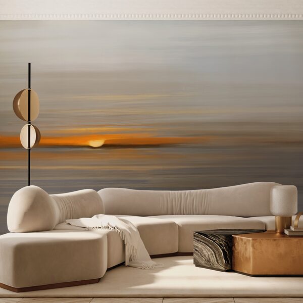 Sonnenuntergang über dem Wasser