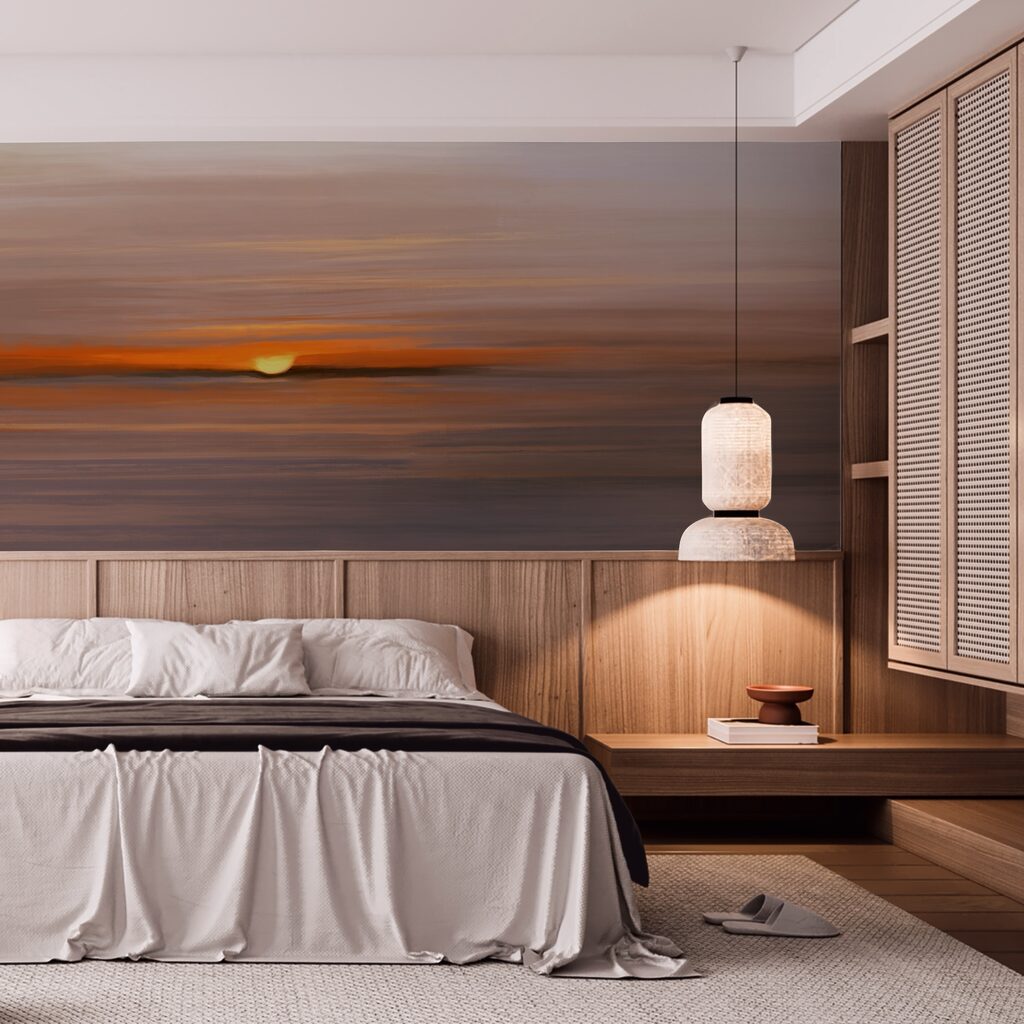 Sonnenuntergang über dem Wasser Sonnenuntergang über dem Wasser