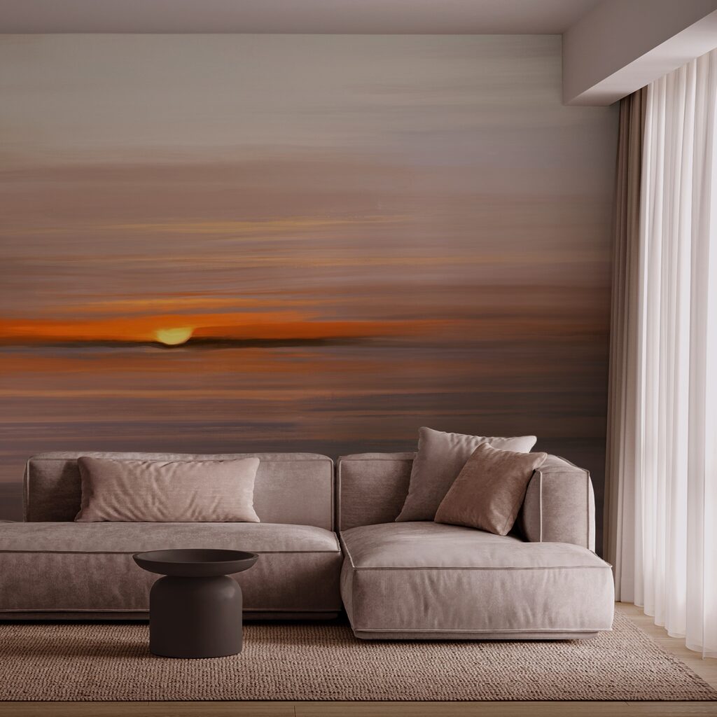 Sonnenuntergang über dem Wasser Sonnenuntergang über dem Wasser