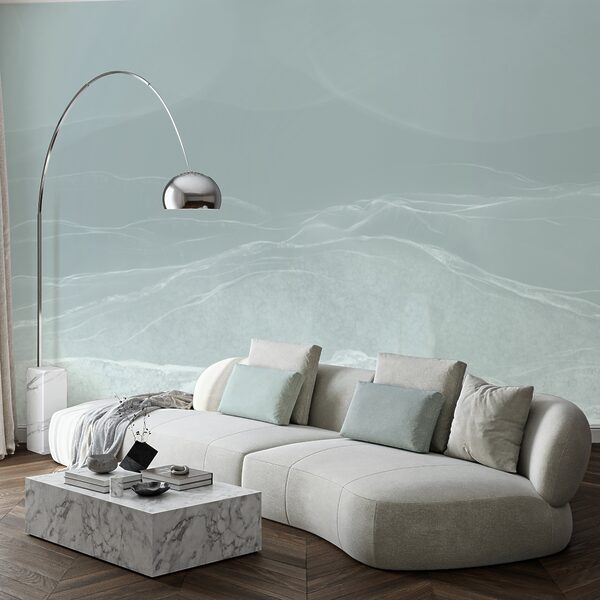 Weiße und graue Landschaft