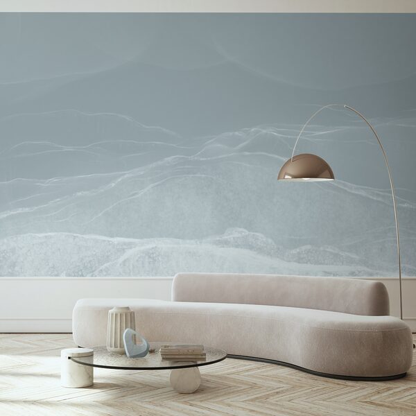 Weiße und graue Landschaft