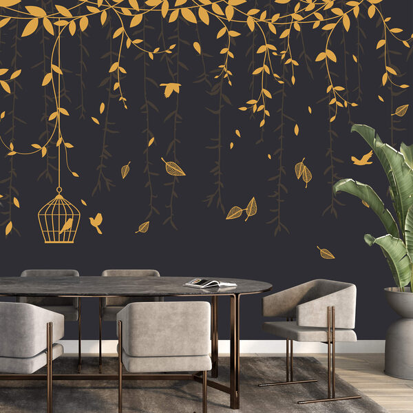 Vogelkäfig aus einem Baum Vogelkäfig aus einem Baum