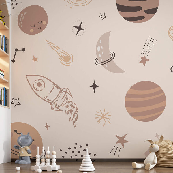 Muster der Planeten und Sterne