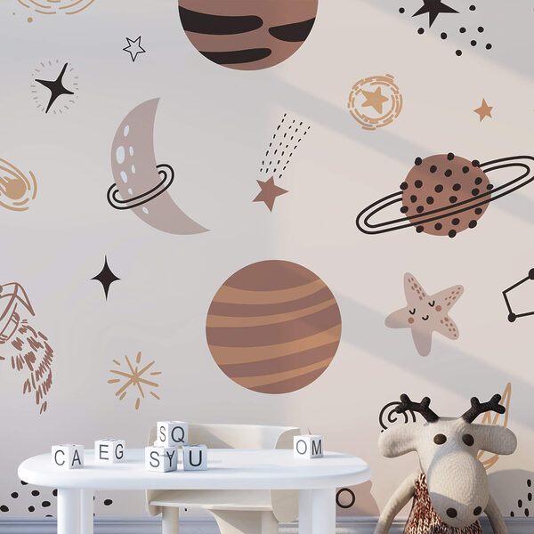 Muster der Planeten und Sterne