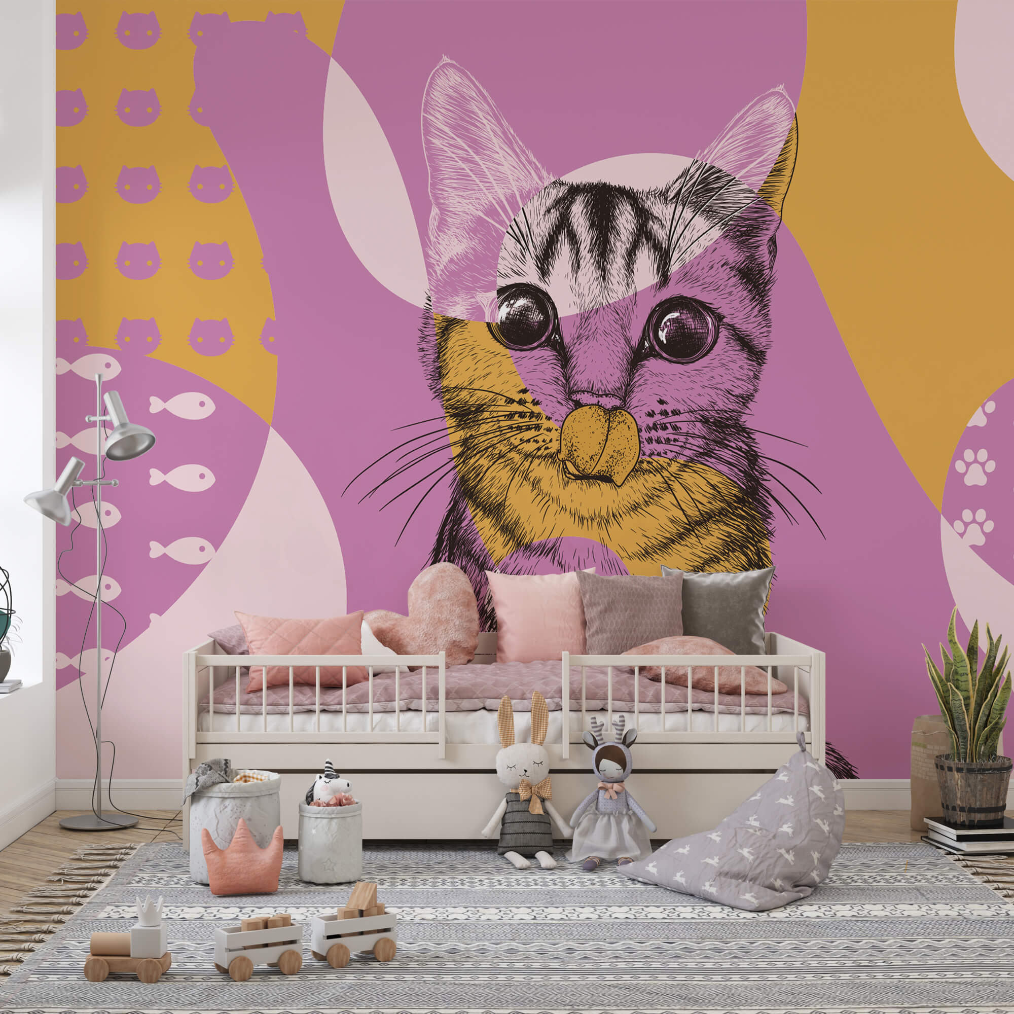 Katze mit Mäusenase