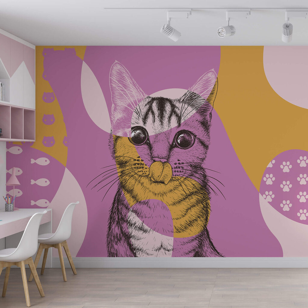 Katze mit Mäusenase