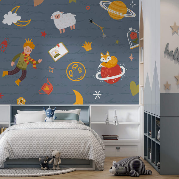 Muster von Zeichentrickfiguren