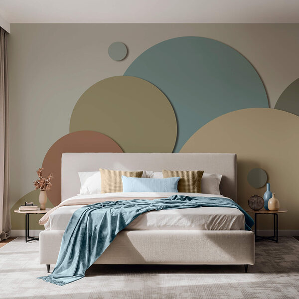 Gruppe von Kreisen mit unterschiedlichen Farben Gruppe von Kreisen mit unterschiedlichen Farben