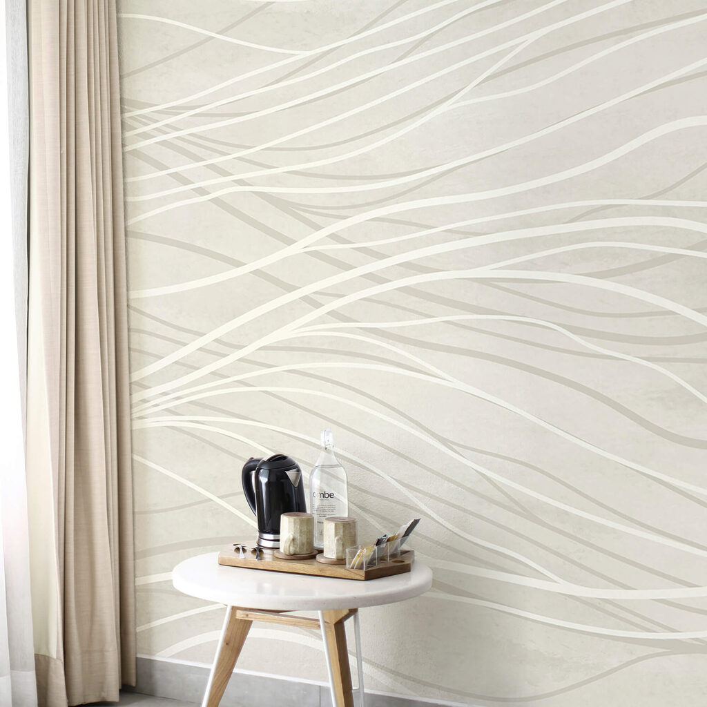 Weiße Linien auf einer weißen Oberfläche Weiße Linien auf einer weißen Oberfläche