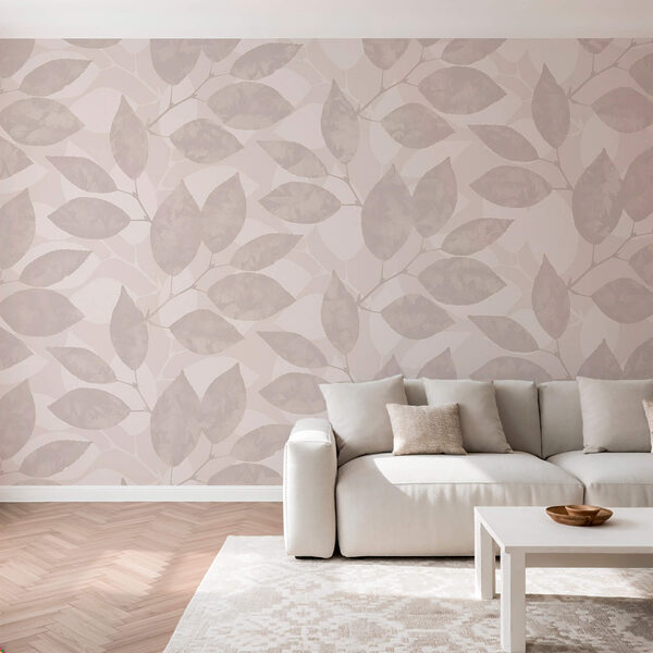 Blattmuster auf weißem Hintergrund