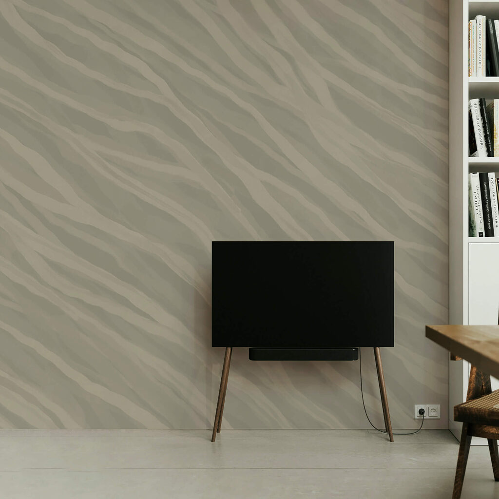 Wellenlinien, die fließende Bewegungen erzeugen